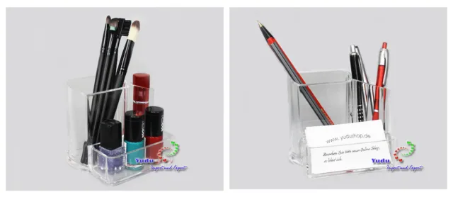 Acryl Kosmetik Box Schreibtischorganizer Stifthalter Ordnung Box  Nr:1125