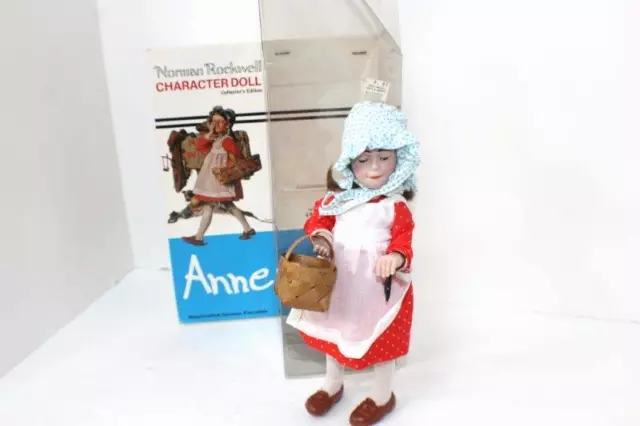 NORMAN ROCKWELL vintage character doll Anne, German Porcelain by Mary Moline