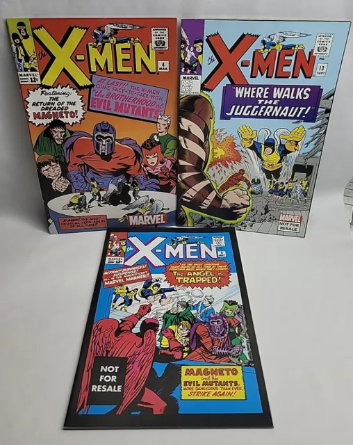 Toybiz Comic X-Men #4 #5 #13 1st App Brotherhood Evil Mutants Juggernaut Magneto