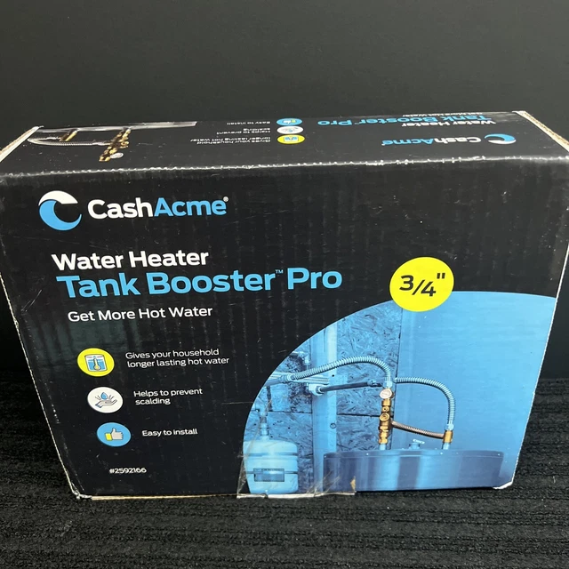 Water Heater Tank Booster Pro, Mixing Valve 3/4"  CashAcme Model 24643Z (JD)