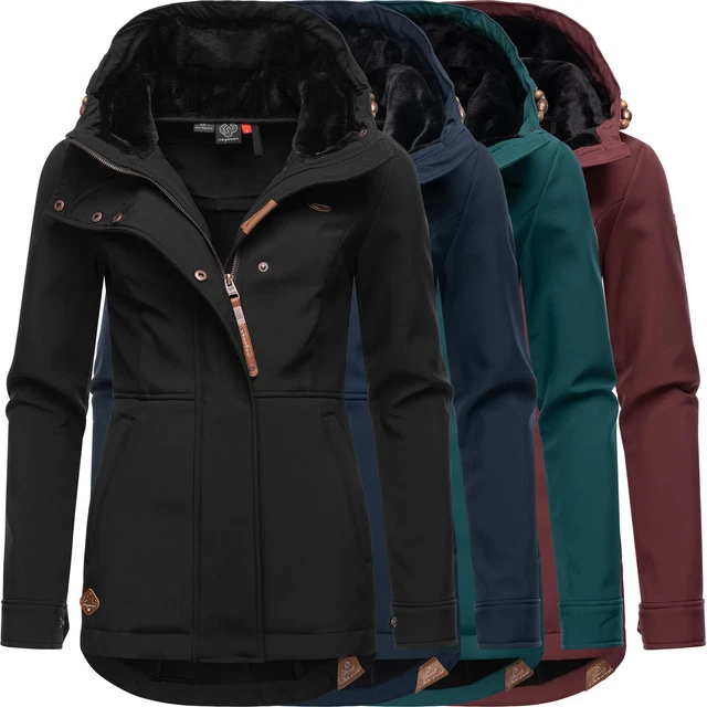 RAGWEAR FEMMES HIVER Veste Manteau Court Parka Capuche Doublé