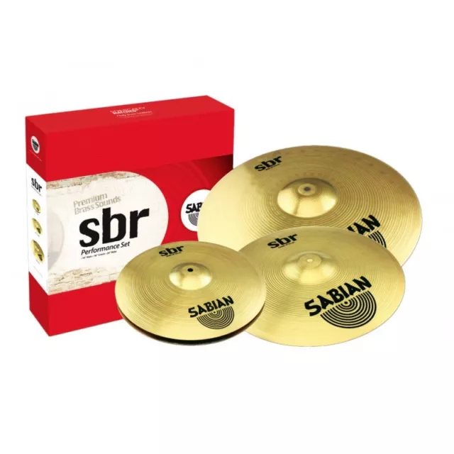 Sabian Sbr5003 G Set Piatti Per Batteria Hi Hat 14 Crash 16 Ride 20 Splah 10