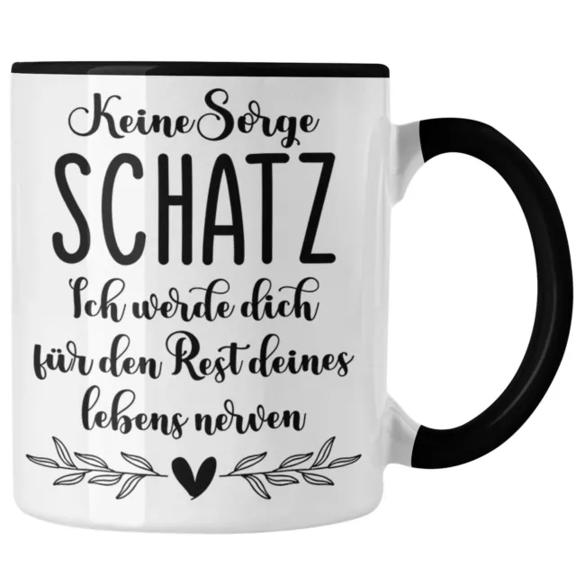 Trendation - Tasse für Freundin Partner Geschenk Liebe Schatz Ich Liebe Dich Val