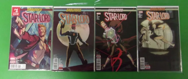 Star-Lord Grounded #1 2 3 4 Comics Run Lot Guardians of the Galaxy Marvel VF/NM