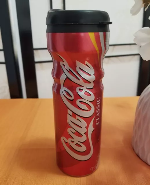 Rare Coca-Cola Classic Insulated Travel Mug - New - Aluminum with Liner