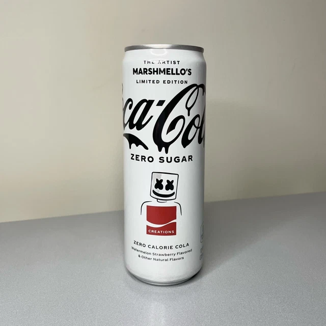 LIMITED EDITION ARTIST Collaboration MARSHMALLOW CocaCola Single Can