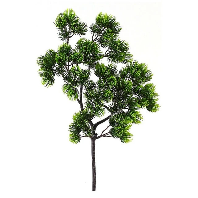 Artificial Plant Cypress Tree Leaf Pine Branch Wedding Home Office Hotel Decor