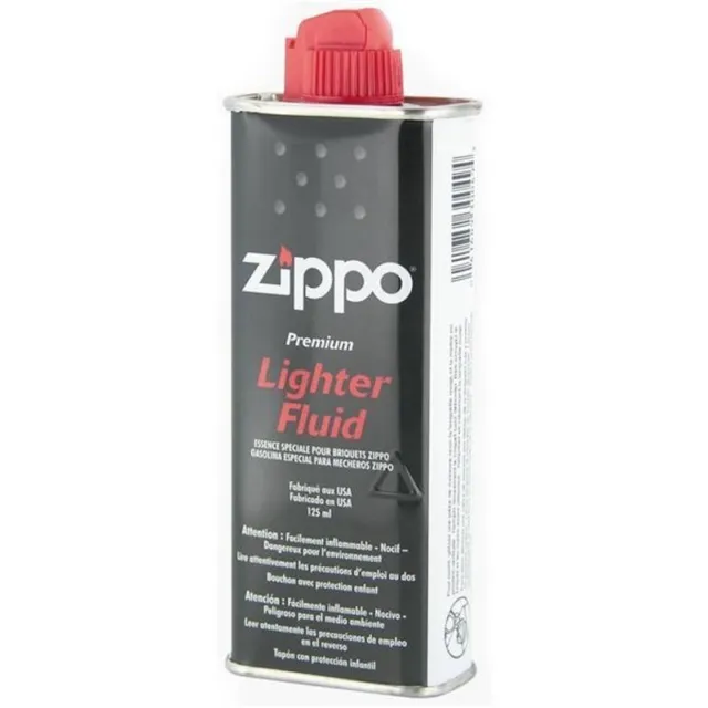 Lattina Fluido Benzina Latta Zippo Ricambio Ricarica Accendini 125 Ml dfh