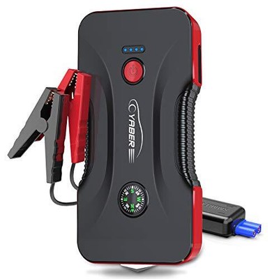 RIGENERATO Starter DINKALEN JUMP STARTER 12800mAh 800A AVVIATORE DI EMERGENZA 