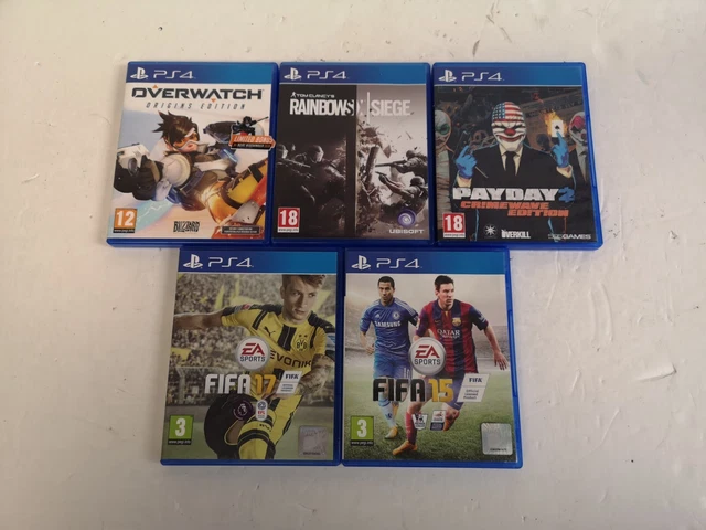 Playstation 4 PS4 Games x 5 Mixed Titles UNTESTED   B51 P272