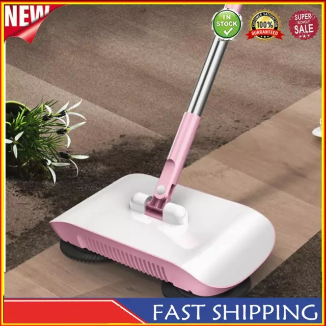 Hand Push Floor Cleaning Machine Wet & Dry 3 In 1 Mop Broom Dustpan Robot Useful