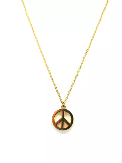 Appel D'Offres,Bracelet Doré Collier " Peace " - Tiffany & Co.750er Or 18K - L = 2