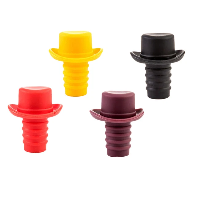 4 pz Cappello Tappo Vino Tappo Vino Pbr Cappello Cappello Bottiglia Condimento Bevande