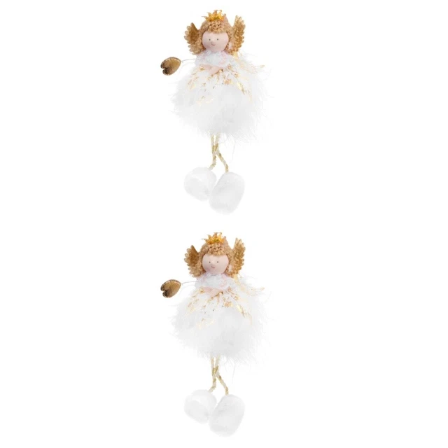 2x Albero di natale Ornamenti Di natale Vetrina Decorazione