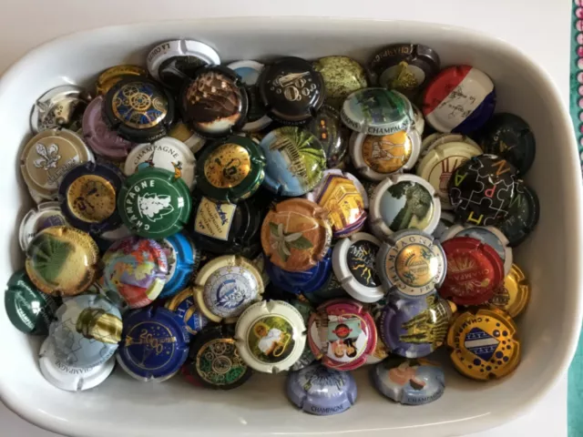 Capsule de Champagne Lot de 150 génériques, pas de doubles