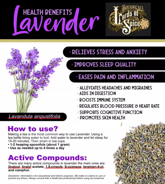 Dried Lavender Flower Bulk Lavender Herb Lavender Tea Apothecary Grade Smell US 2