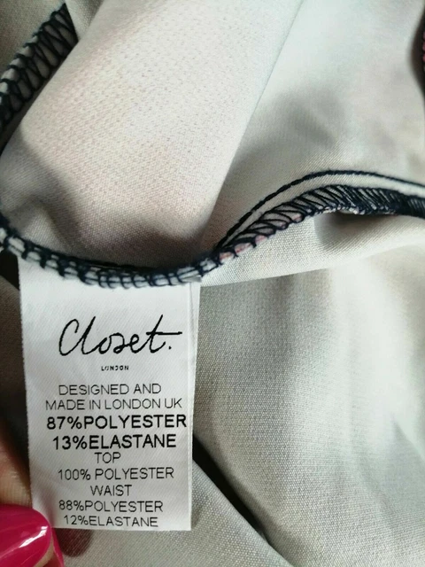 Placard Robe Femme SZ.UK16 D42 Robe Robe Robe Abito Sans Manches Fleurs D'été 5
