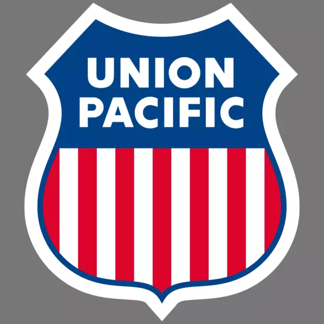 Union Pacific Railroad Train Vinyl Sticker Car Truck Window Decal Laptop