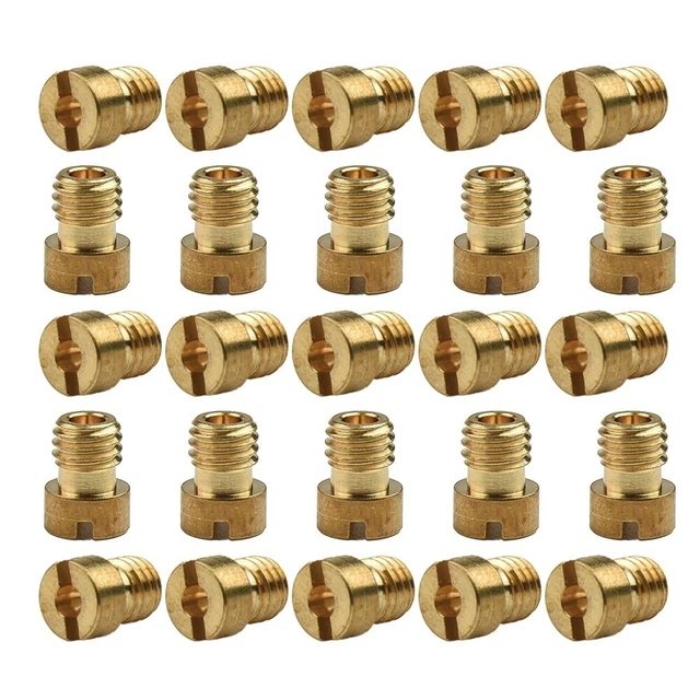 Set di ugelli principali per carburatore, M5, 55-115, set di ugelli per carburatore, 25 pezzi, di ugelli principali per scooter, moto, ciclomotori, compatibile Dellorto PHBG 21