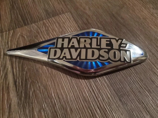 Harley Davidson 2012 Heritage Softail Classic Right Side Fuel Tank Emblem Blue