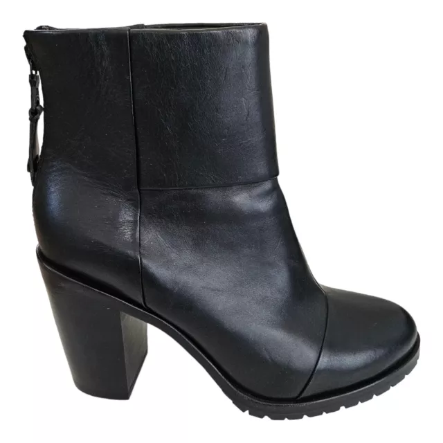 Rag & Bone Newbury 2.0 Black Leather Bootie Women's Size 7 / 37 $495