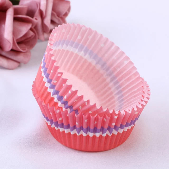 Set Di 100 Stampi Per Cupcake In Alluminio - 150 Ml - Ideali Forno E Congelatore - Foto 2