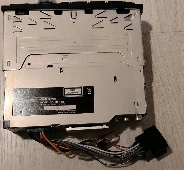 JVC KD-R449 AUTORADIO WMA MP3 AUX USB mit Adapter u. Rahmen EUR 27,00 ...