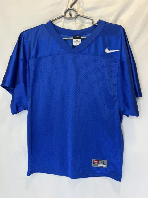 Nike Practice Jersey Big Kids Boys Jersey Size XL Blue Team Issue No Number