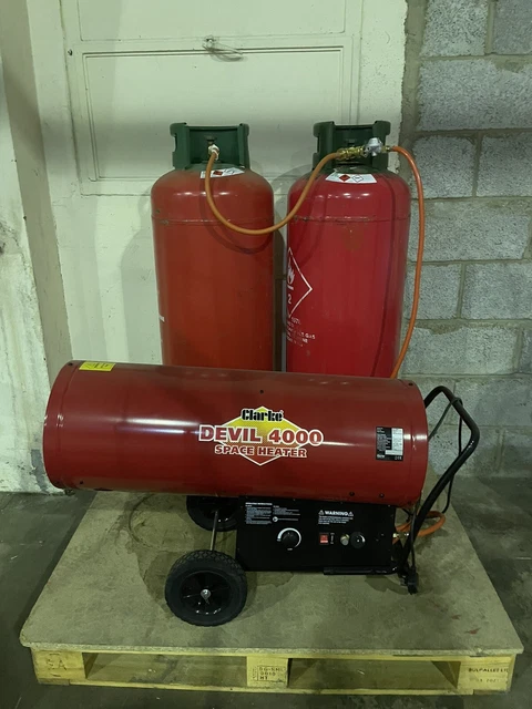 CLARKE LITTLE DEVIL 2 Propane Fired Space Heater £80.00 - PicClick UK