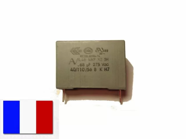 Condensateur MKP 680nF 0.68µF 0.68uF 0.68MF X2 AC275V