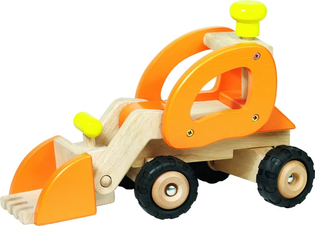 porteur camion de chantier antibasculement en bois Vilac - La Fabrique