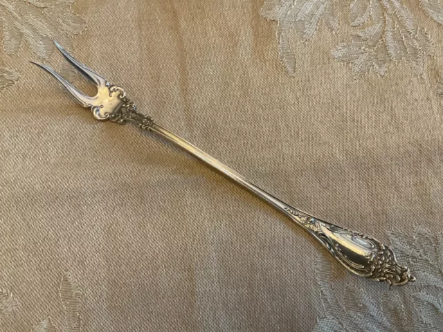 ALTAIR by Warson Sterling Pickle,Olive or Lemon Two Prong Serving Fork NoMono