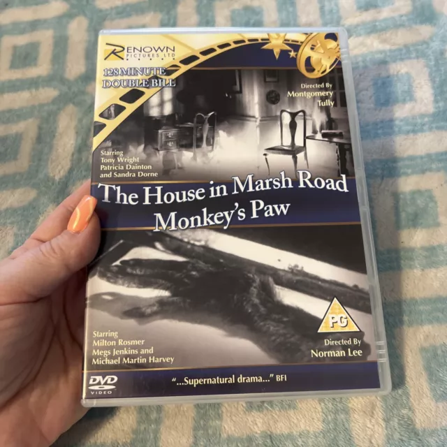 The House In Marsh Road & Monkey's Paw -All Regions DVD. RARE** OOP Tony Wright