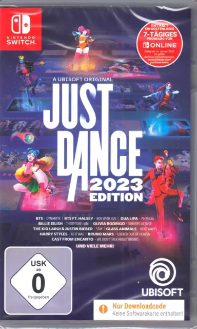 Just Dance 2023 - Code in a Box - Nintendo Switch - Neu & OVP - Deutsche Version
