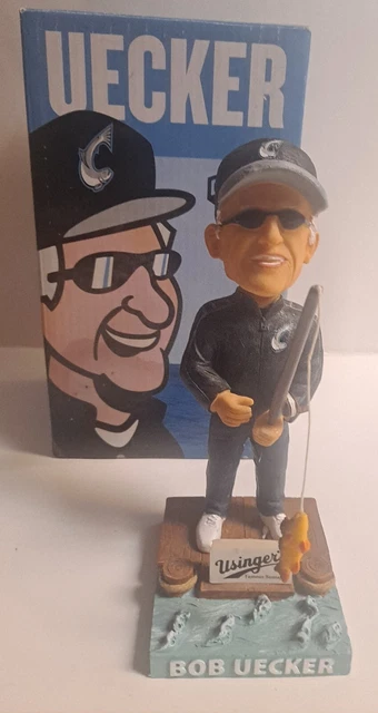 2016 Lakeshore Chinooks Bob Uecker Fishing Series 1 Of 3 SGA Bobblehead 