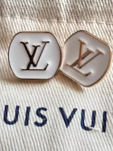SET 10 LOUIS VUITTON LV Logo Button Buttons Ø 0,67 inch 1,7 cm Vintage  Boutons