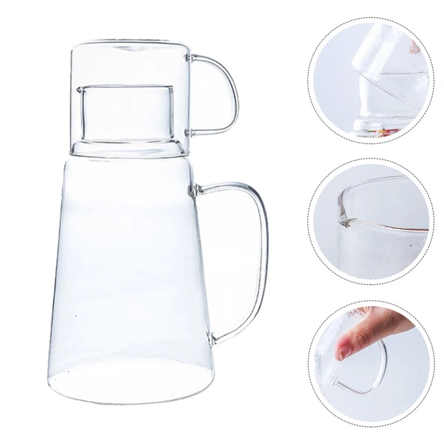1 juego de vaso olla de agua fría gran capacidad vaso jarra de agua jugo de fruta vaso olla