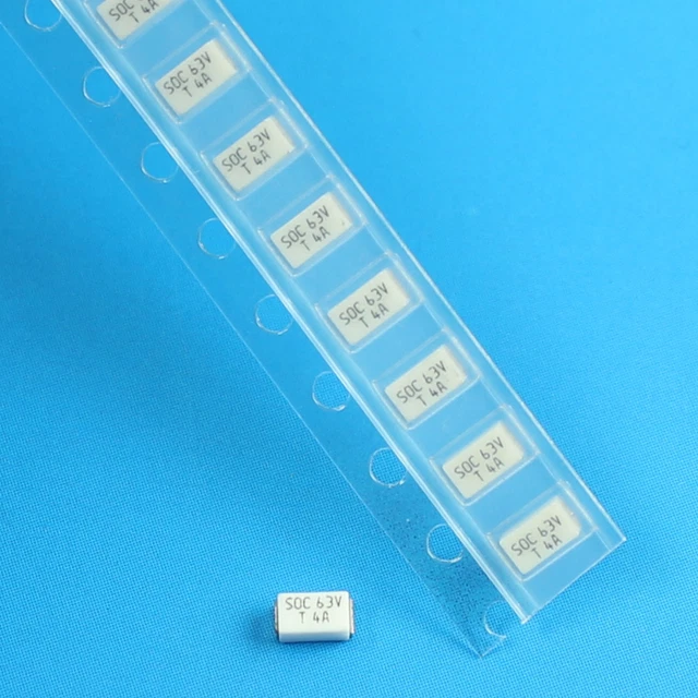 5Pcs SOC SMD SMT Slow Blow 1206 4A T4A 63V Fuse