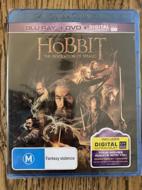 Hobbit - The Desolation of Smaug | Blu-ray + DVD + UV (Blu-ray, 2013)