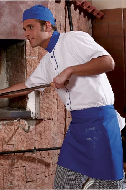 Divisa Kit Pizzaiolo Cuoco Chef completo da Lavoro Ristorante Abbigliamento 3 pz