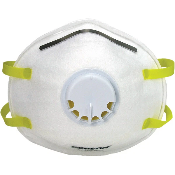 Gerson N95 Disposable Particulate Respirators w/ Valve, 10/Box Louis M Gerson