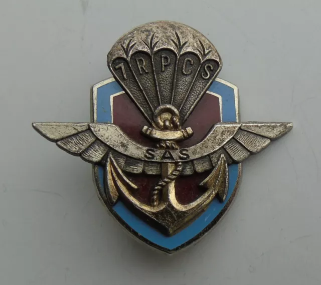 French 7th Command & Support Parachute Regiment Brevet - 7 RPCS - DRAGO