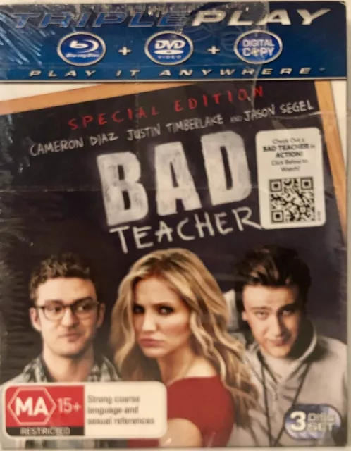 Bad teacher Special ed Bluray+DVD+Digital copy+Exclusive special features Sealed