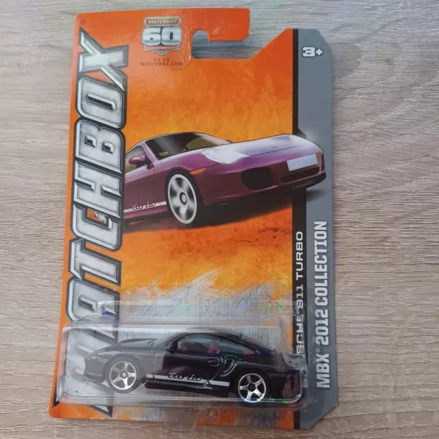 Matchbox 1/64 Diecast MBX 2012 Collection Purple Porsche 911 Turbo