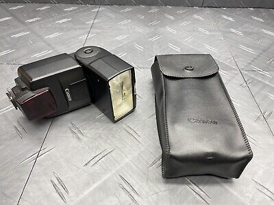 Canon Speedlite 550EX Shoe Mount Flash with original Leather Pouch