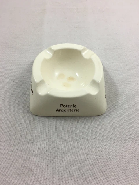 Ancien Cendrier vintage ashtray ads Porcelaine Verrerie Poterie Argenterie