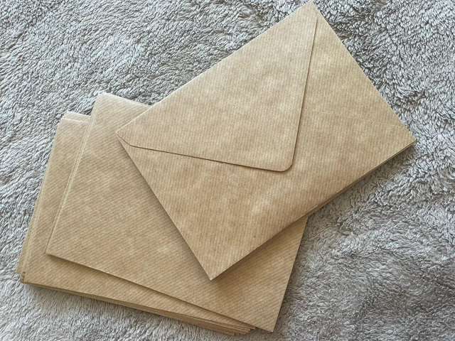 29 Brown Envelopes Suitable Card Making, Scrap Books, Crafts ,Birthdays,Weddings