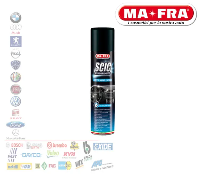 Ma-Fra Scic Blu Splendicruscotto Spray Lucida Cruscotto Effetto Medio Auto H0045
