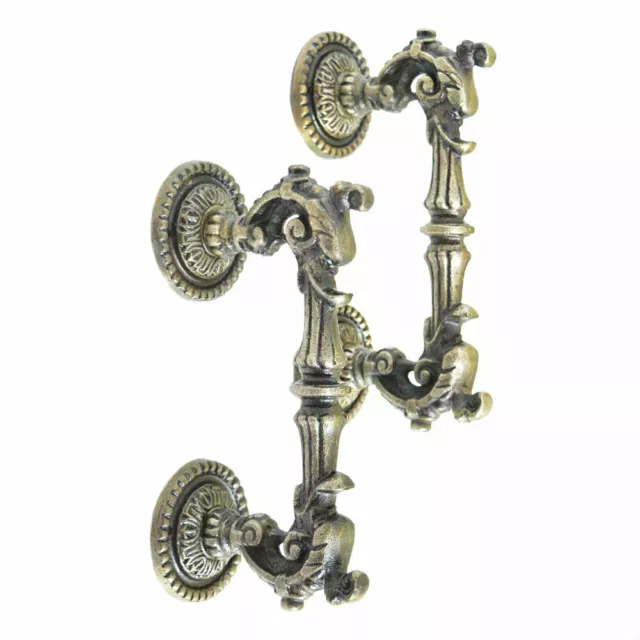 2 Cast Iron Antique Style Barn Handle Gate Pull Shed Door Handles Pulls