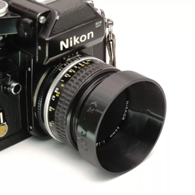 Ausgeknipst HR-2 Gegenlichtblende lens hood für Nikon Nikkor 50mm 1.4/1.8 Ø 52mm